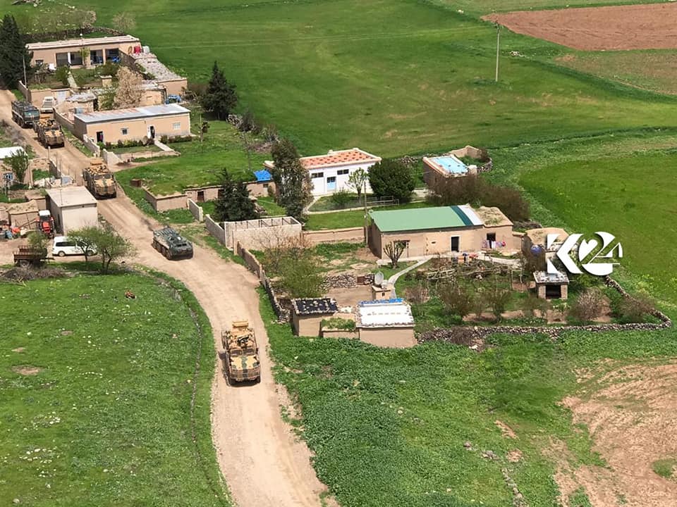 Hêzên Rûsî û Tirkî gereke çavdêriyê li rojhilatê Qamişlo dikin